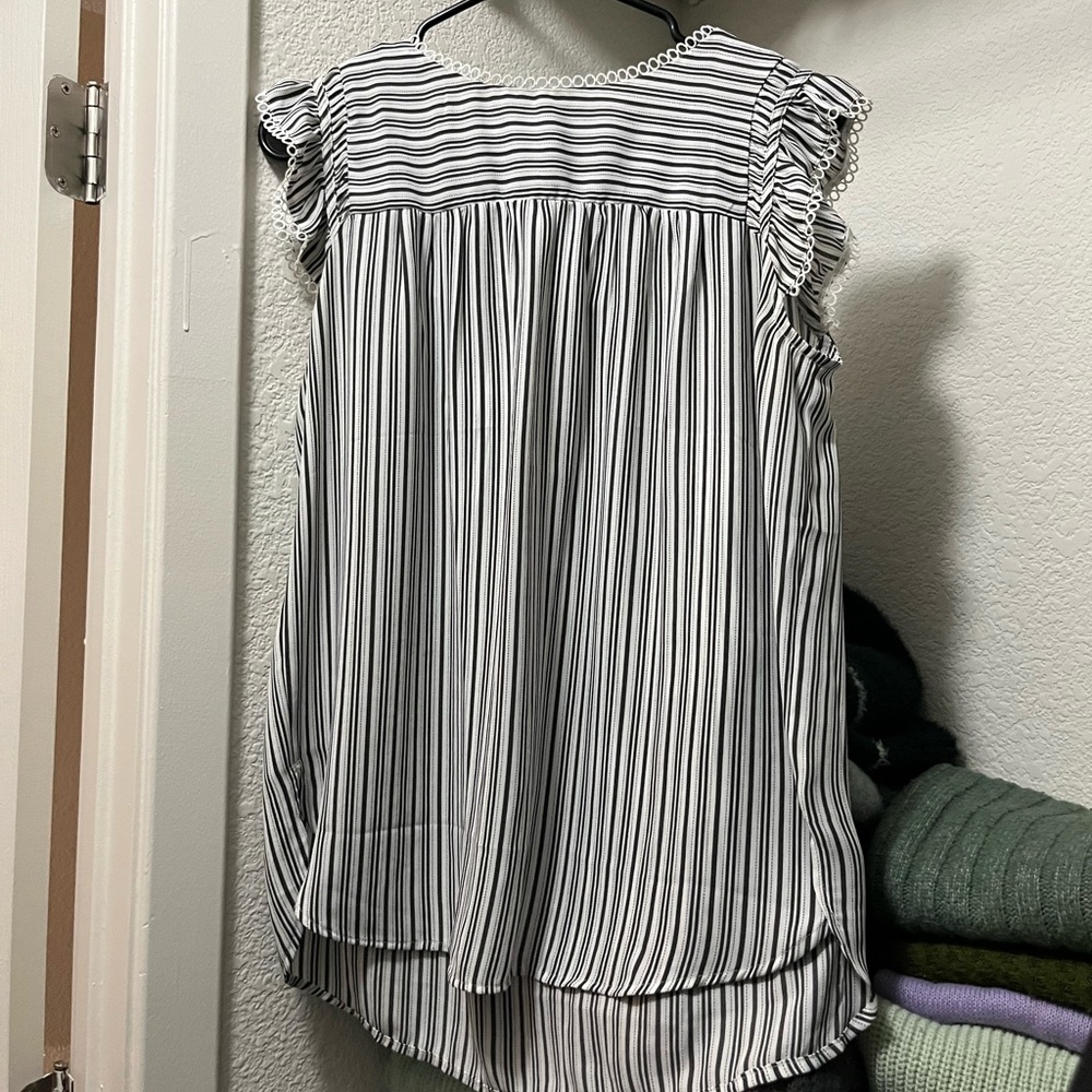striped blouse